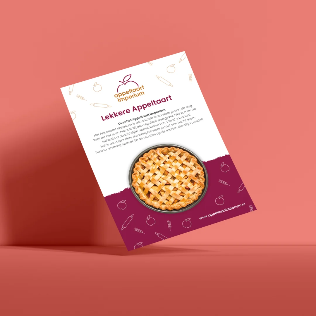 Appeltaart Imperium A3 Poster Mockup